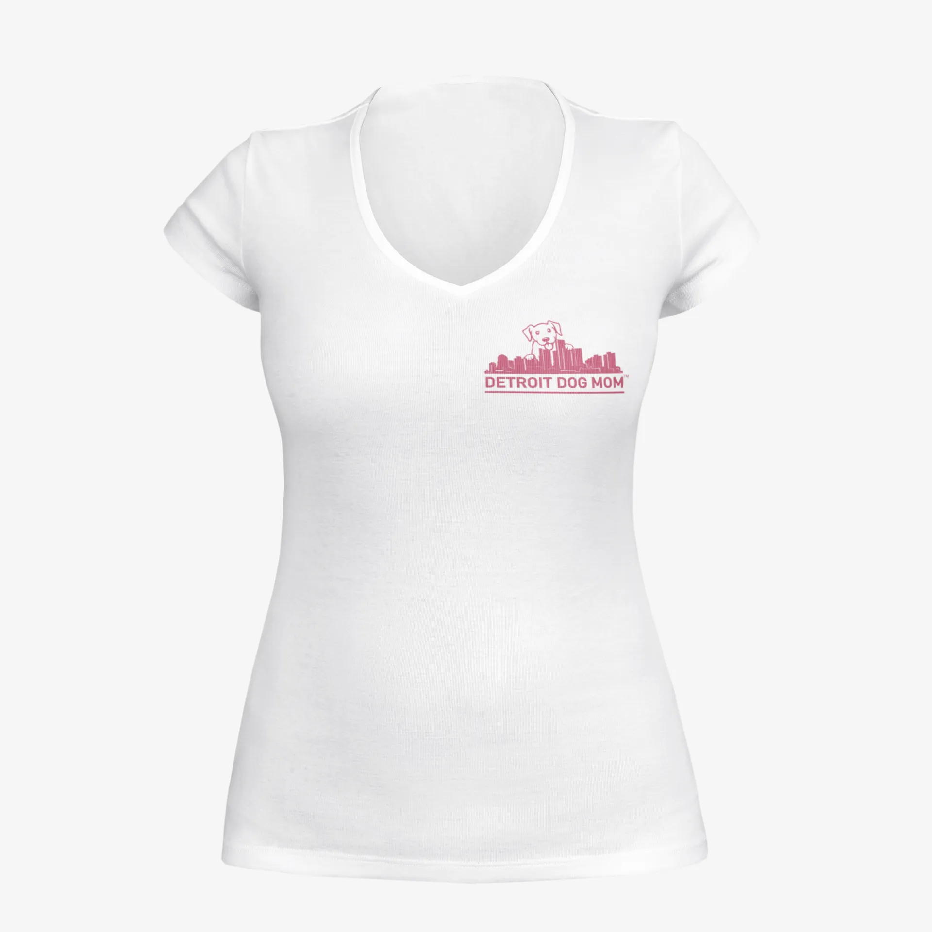 Detroit Skyline - Women's Deep V-Neck
