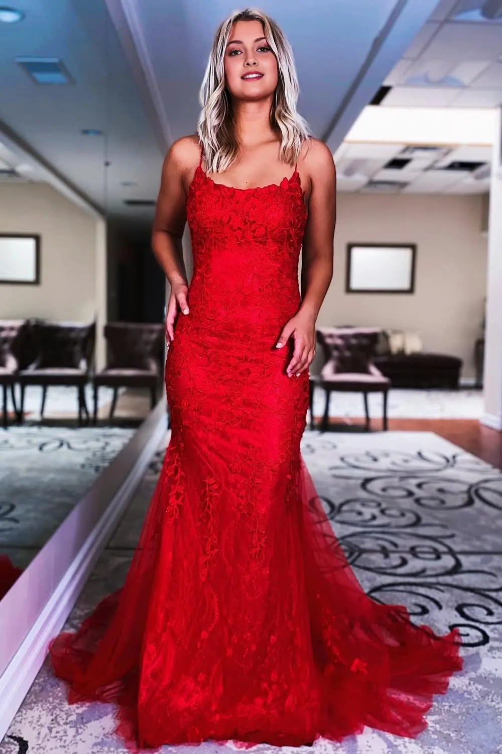 White Halter Backless Prom Dress