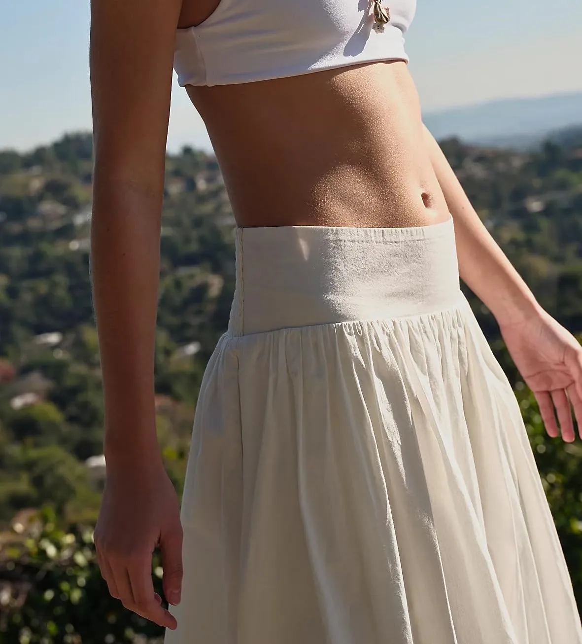Y2k Cute Bubble Maxi Skirt for Women Low Rise Aline Flowy Puffy Long Skirt Fairy Ruffle Pleated Balloon Skirt
